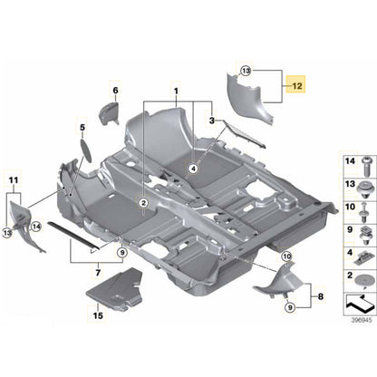 Moldura Coluna A Mini Cooper 2021 2022 2023 Direita Inferior