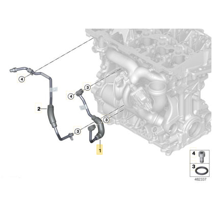 Cano Tubo Turbina Mini Cooper S 2.0 B48 2021 2022 8629971