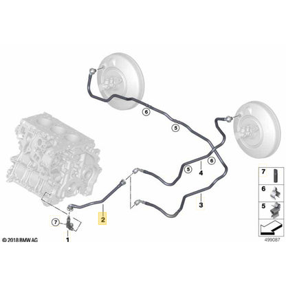 Mangueira Vácuo Ar Mini Cooper S 2.0 B48 2021 2022 Bloco