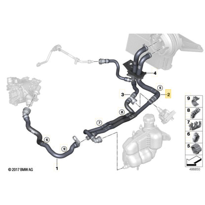 Mangueira Água Evaporadora Mini Cooper S 2.0 B48 2021 2022