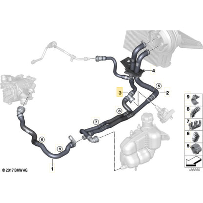 Mangueira Água Evaporadora Mini Cooper S 2.0 B48 2021 2022