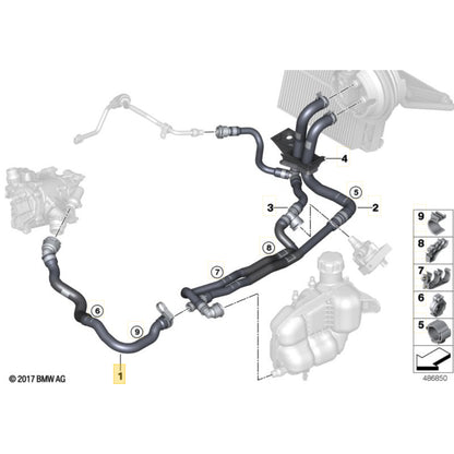 Mangueira Evaporadora Mini Cooper S 2021 2023 Termostática