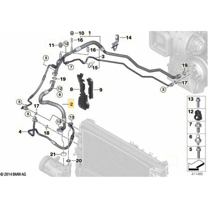 Mangueira Compressor Mini Cooper S 2021 2022 2023 6834659