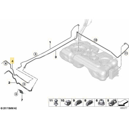 Mangueira Linha Combustível Mini Cooper S 2.0 B48 2021 2022