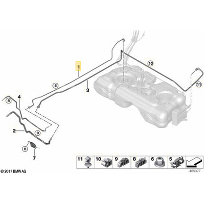Mangueira Canister Combustível Mini Cooper S 2.0 B48 2021 2022