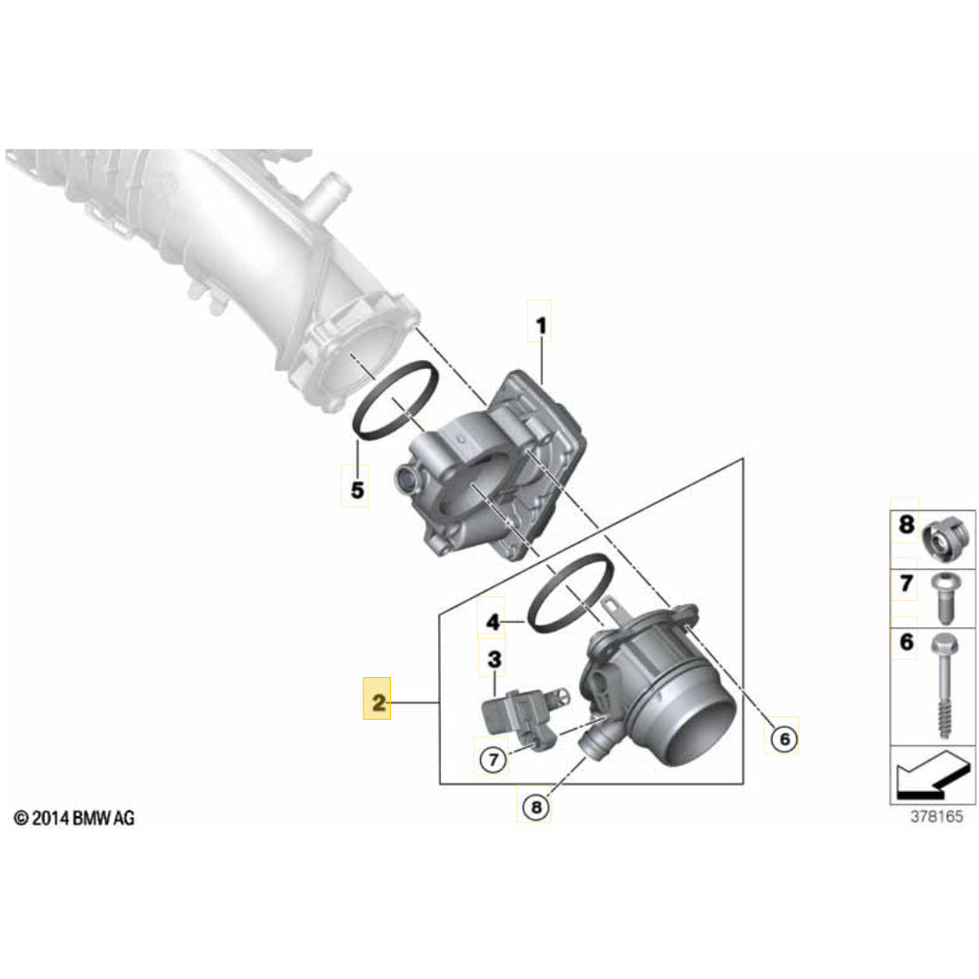 Mangueira Duto Ar Mini Cooper S 2.0 B48 2021 2022 MAF TBI