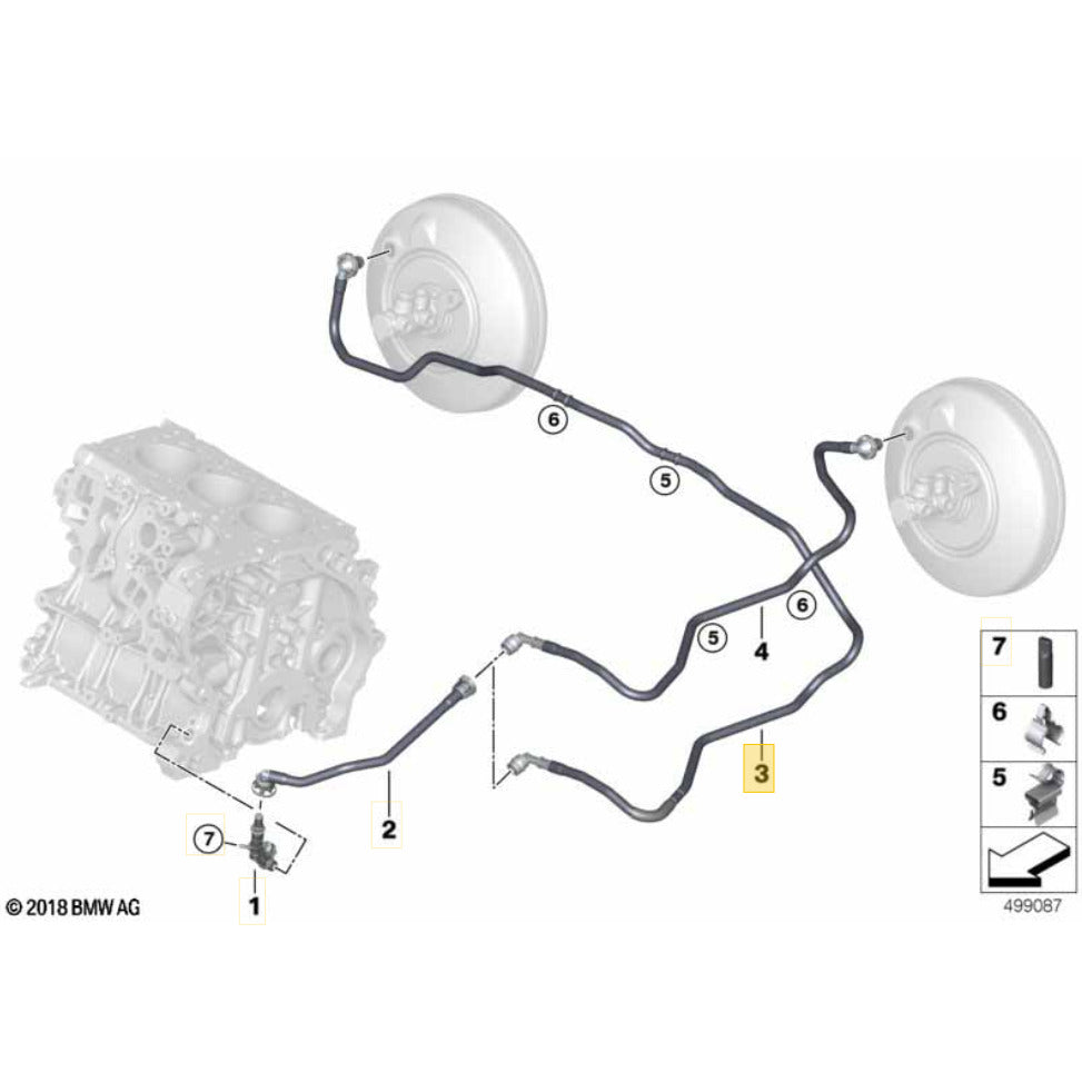 Mangueira Vácuo Ar Mini Cooper S 2.0 B48 2021 2022 5A01FC3