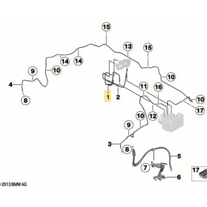 Mangueira Vácuo Bmw 320i 2014 2015 Cilindro Bomba 6799823
