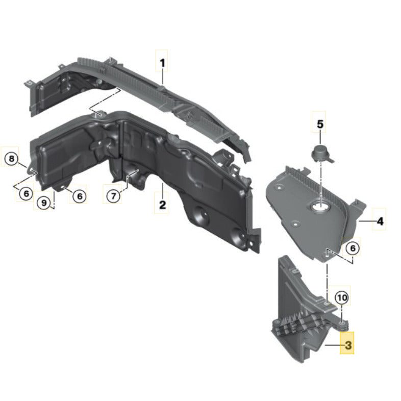 Suporte Bateria Mini Cooper S 2021 2022 2023 7351481