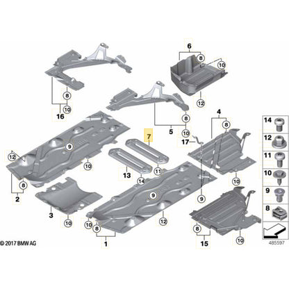 Travessa Túnel Assoalho Mini Cooper S 2021 2022 2023 7286925