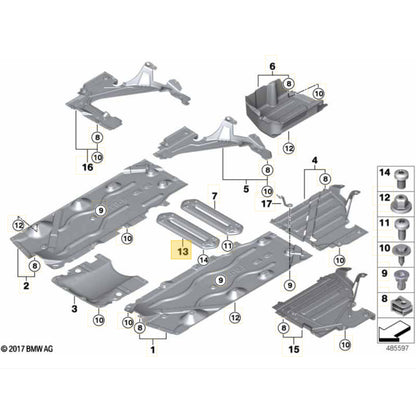 Travessa Tunel Assoalho Mini Cooper S 2021 2022 2023