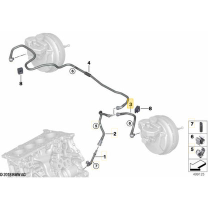 Mangueira Vácuo BMW 320i M B42 184cv 2021 2022 Hidrovácuo