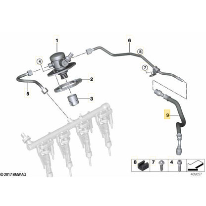 Mangueira Cano Combustível BMW 320i 2.0 B42 2021 2022 Bomba