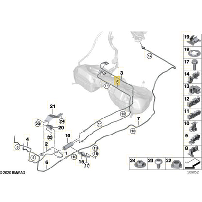 Mangueira Linha Combustível BMW 320i M B42 184cv 2021 2022