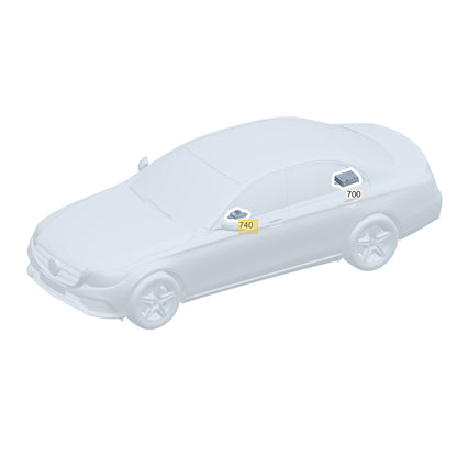 Módulo Central Câmera Ré Mercedes C180 C200 2016 2017 2018