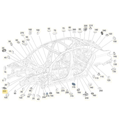 Suporte Apoio Macaco Mercedes C180 C200 2015 2016 2017 2018