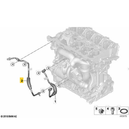 Cano Tubo Turbina Mini Cooper BMW JCW X1 U11 U25 2025 2026