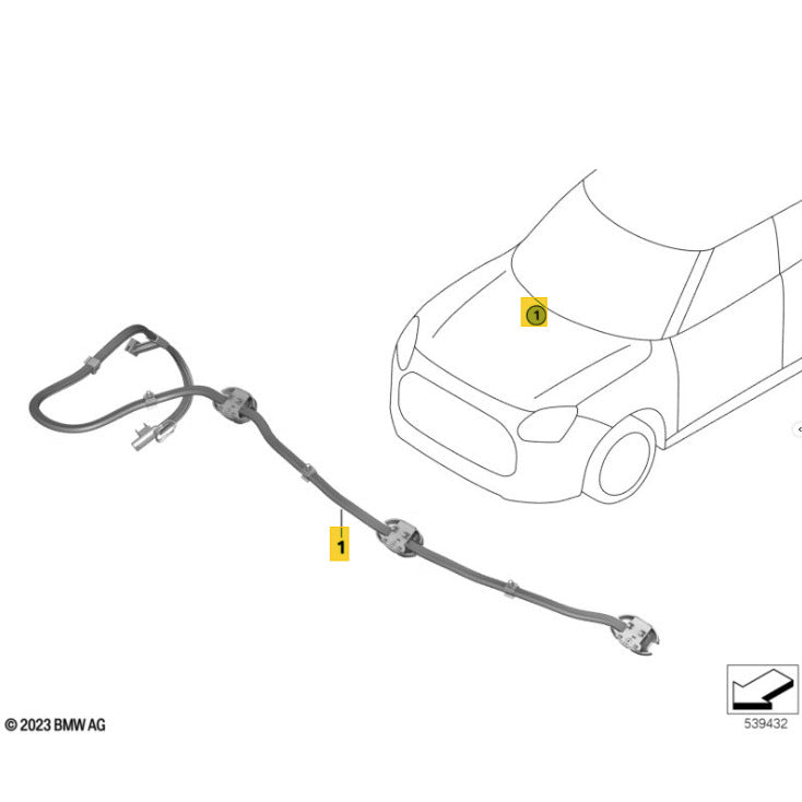 Esguicho Brucutu Mini Countryman JCW U25 ALL4 2024 2025 2026