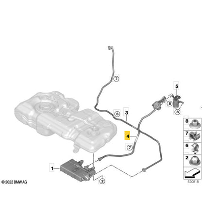 Mangueira Gases Combustível Mini Cooper JCW 2024 2025 2026