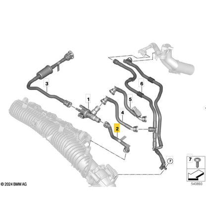 Mangueira Duto Ar Mini Cooper JCW BMW X1 2023 2024 2025 2026