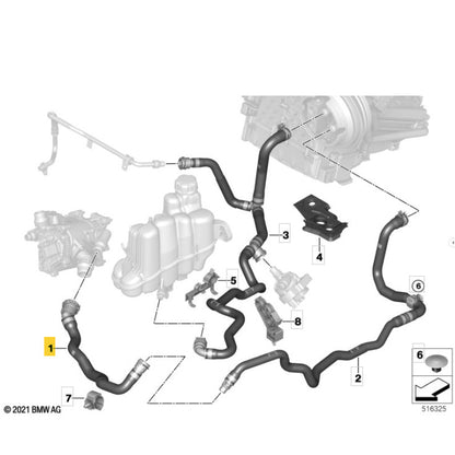 Mangueira Arrefecimento Mini Cooper JCW BMW X1 2025 2026