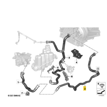 Mangueira Arrefecimento Mini Cooper JCW BMW X1 2025 2026