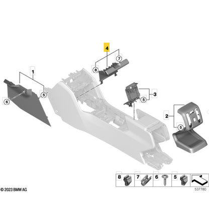 Acabamento Tapete Console Central Mini Countryman JCW 2025