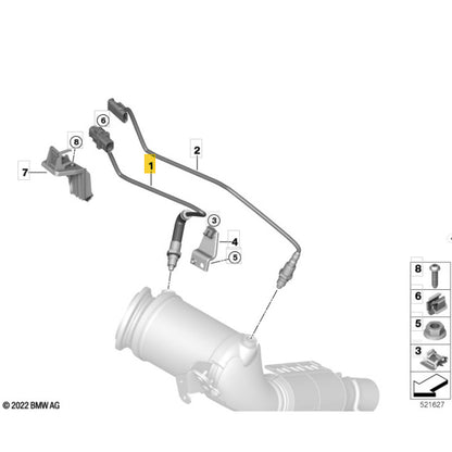 Sonda Lambda Oxigênio Mini Cooper JCW BMW X1 2024 2025 2026