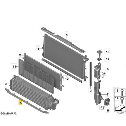 Cobertura Inferior Intercooler Mini Countryman JCW 2025 2026