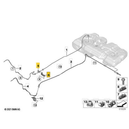 Sensor Pressão Combustível Mini Cooper JCW BMW X5 2024 2025