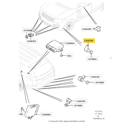 Sensor Estacionamento Range Rover Vogue 2014 2017 Dianteiro