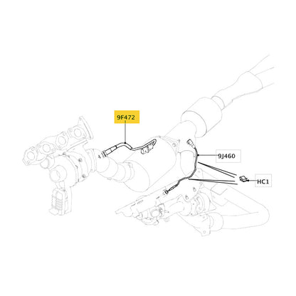 Sonda Lambda Oxigênio Range Rover 4.4 V8 Diesel 2014 Pré Direito