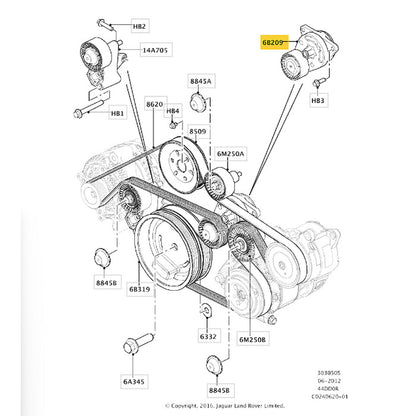 Tensor Correia Range Rover 4.4 V8 Diesel 2014 BH426B209AA