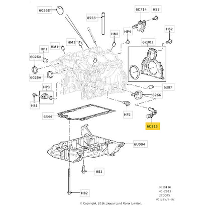 Sensor Fase Virabrequim Land Discovery 3 4 2.7 V6 2006 2011