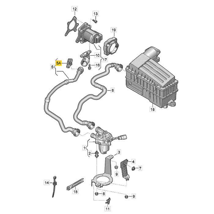Sensor Pressão VW Tiguan R-Line Jetta Gli 2023 2024 2025
