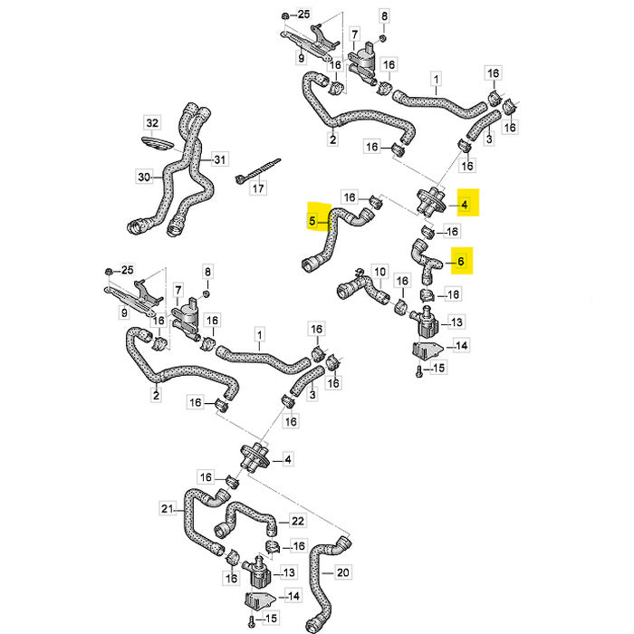 Mangueira Água Quente Audi A4 A5 1.8 2015 2016 8K1819350CJ