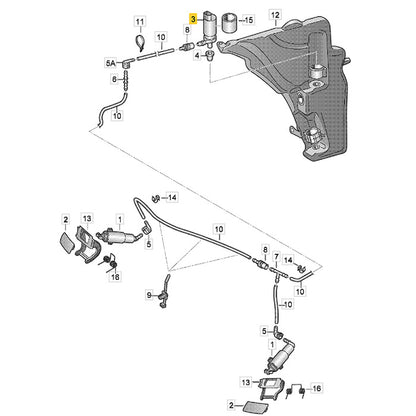 Motor Bomba Esguicho Farol Audi A4 B8 2013 2014 2015 2016