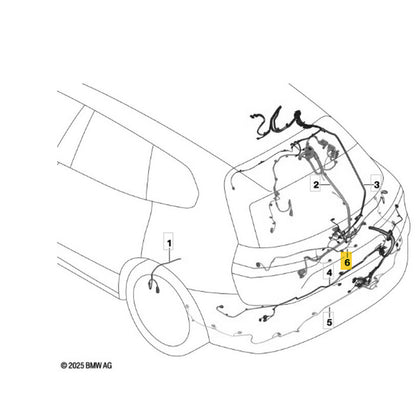 Chicote BMW iX I20 M60 2022 2023 2024 2025 Tampa Traseira