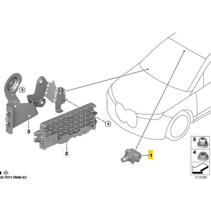 Câmera Parabrisa BMW iX I20 M60 2022 2023 2024 2025 ACC