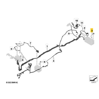 Cabo Polo Negativo Bateria BMW X5 B58 340cv 2021 2022 2023