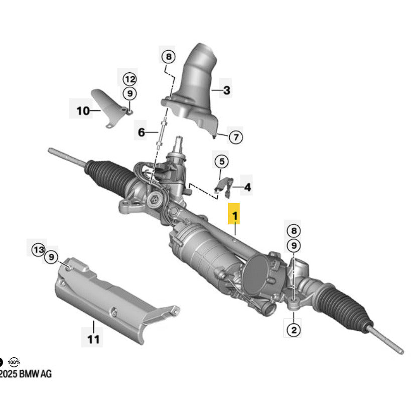 Caixa Setor Direção BMW 320i 330i 420i 2019 2020 2021 2022