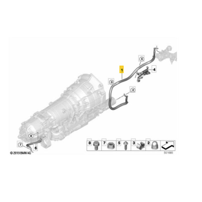 Cabo B+ Motor Partida Arranque BMW X5 Híbrido 2021 2022 2023