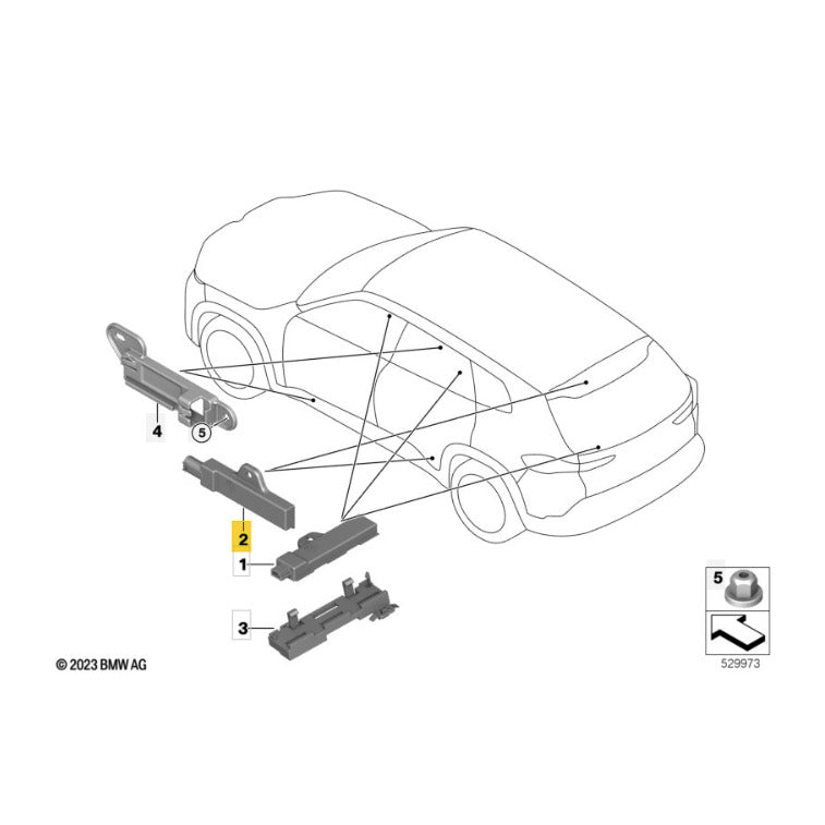 Antena Keyless Amplificada BMW X5 2019 2020 2021 2022 2023
