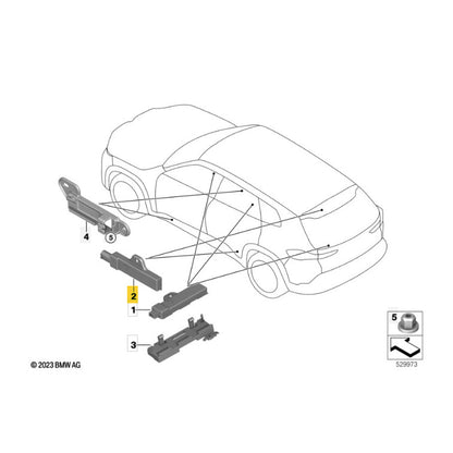 Antena Keyless Amplificada BMW X5 2019 2020 2021 2022 2023