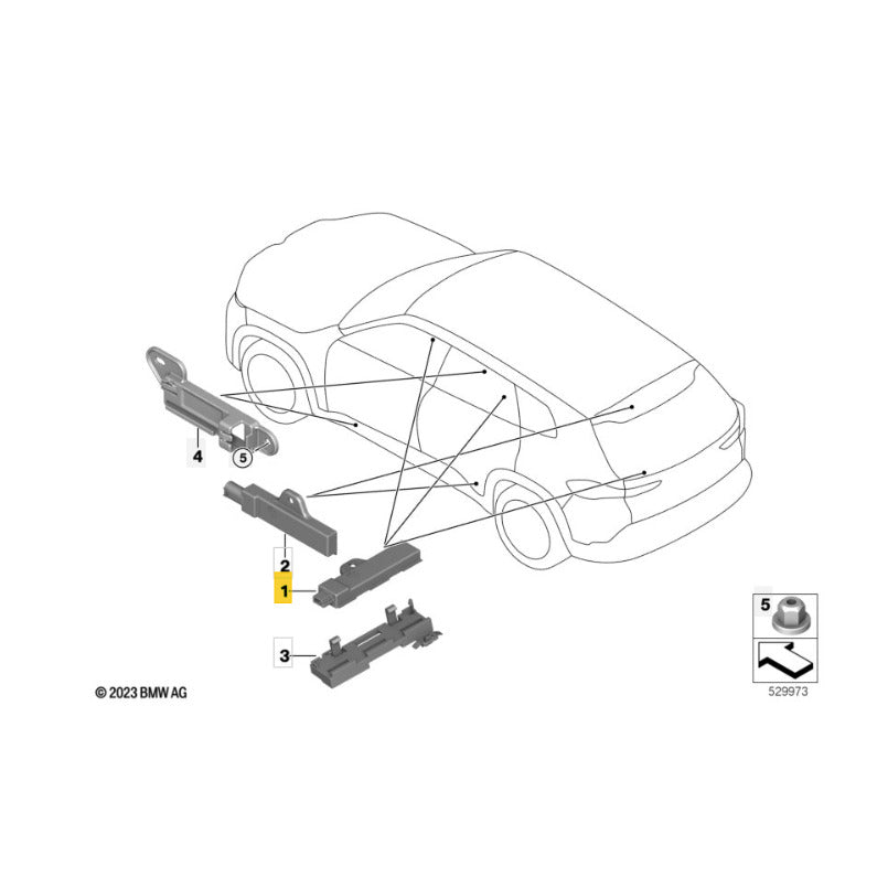 Antena Keyless Amplificada BMW X5 2019 2020 2021 2022 2023