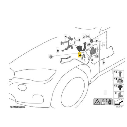 Sensor Indicador Status Carregamento BMW X5 2021 2022 2023
