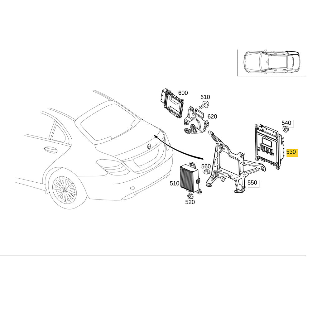 Módulo Amplificador Som Rádio Central Mercedes C 43 2015 2016 2017 2018