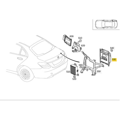 Módulo Amplificador Som Rádio Central Mercedes C 43 2015 2016 2017 2018