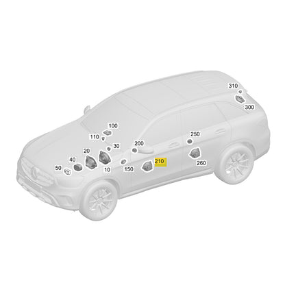 Alto Falante Mercedes GLC C 250 2016 2017 2018 2019 Porta