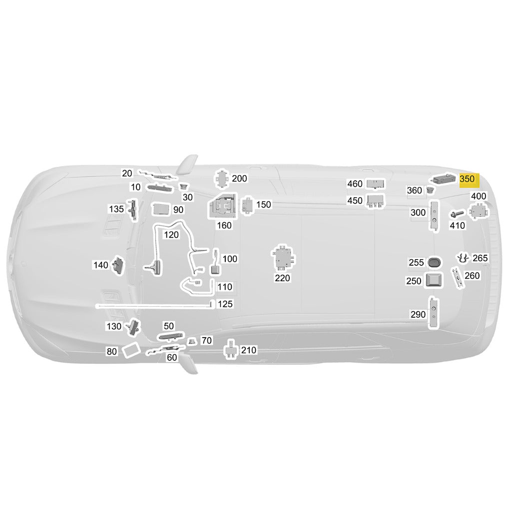 Filtro Supressor Mercedes GLC C 250 2016 2019 Traseiro Direito